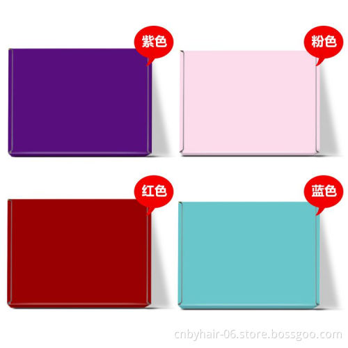 Private Label Wholesale Custom Logo Color Printing Premium Luxury Cardboard Paper Gift Wig Hair Extension Packaging Box